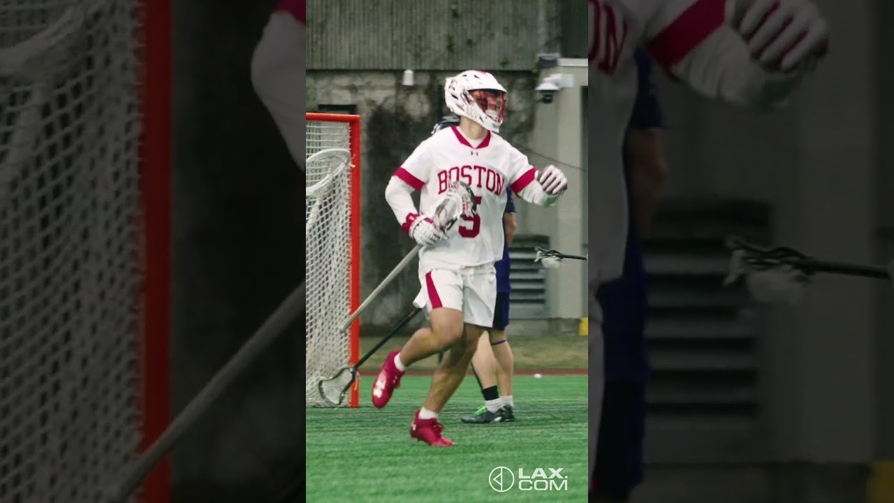 Blink and you will miss this fake and goal from BU's Ben Morris 
