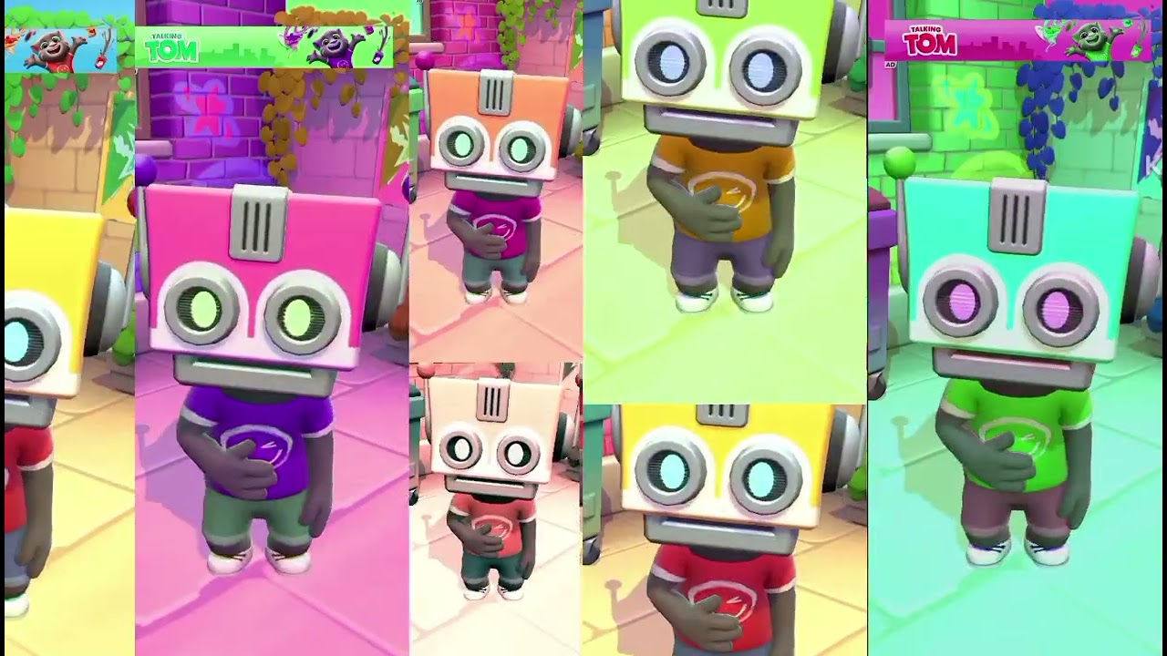 My Talking Tom -- Funny Movement Colors -- Gameplay Mobile Part 5