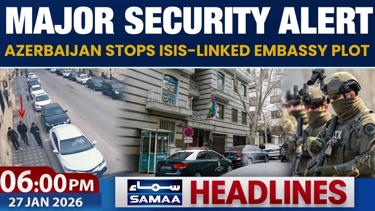 Major Security Alert | Azerbaijan Stops ISIS-Linked Embassy Plot | 06PM News Headlines