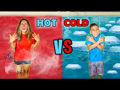 HOT vs COLD Pool CHALLENGE!! | The Royalty Family