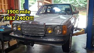 3,900 mile 1982 Mercedes 240D!!! Delivery And Inspection