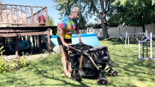 How To Fold Your Pet Rover Dog Stroller and More! Titan HD Stroller Update