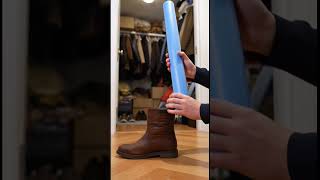 Stop boots from slouching using pool noodles #Shorts