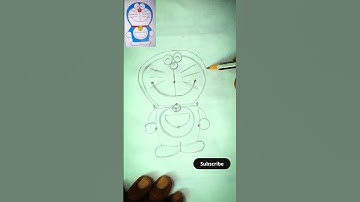 3 X 3 dots turns into Doraemon Drawing #art #doraemondrawing