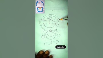 3 X 3 dots turns into Doraemon Drawing #art #doraemondrawing