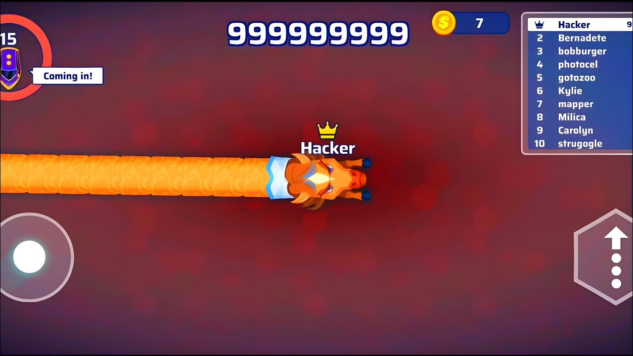 Snake.io modmenu gameplay 