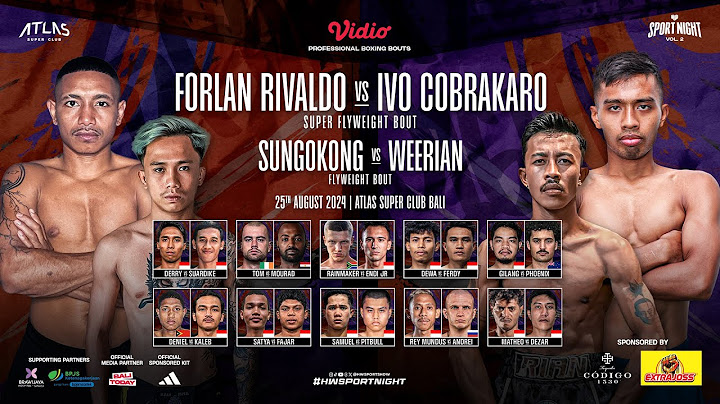 HW SPORT NIGHT VOL. 2 BALI - MATCH DAY