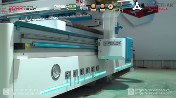 Máy Gia Công Trung Tâm CNC Router 2 Đầu Độc Lập