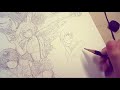 🎨絵で紙埋めよう② (2018.7.14)/fill the paper with pictures②
