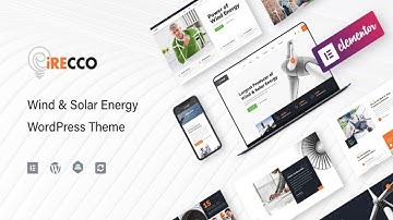 iRecco - Wind & Solar Energy WordPress Theme Free Download