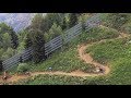 Megavalanche 2017 Chased by a Drone. Battle at the front and the whole train behind.