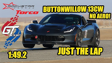 Buttonwillow 13CW - 1:49.2 - C7 Corvette - No aero