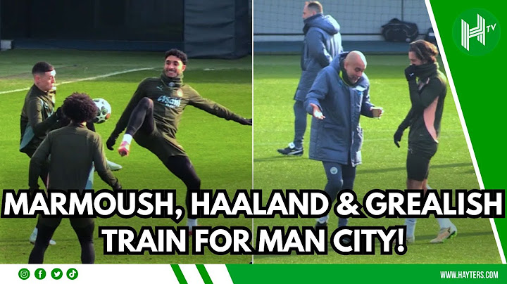 Marmoush on FIRE as Haaland, Grealish & Dias all train ahead of Real Madrid