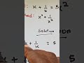 Solving A Tricky Algebra! #maths #algebra #shorts