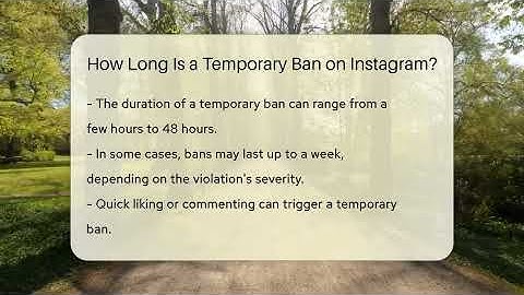 How Long Is a Temporary Ban on Instagram? - Everyday-Networking