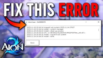 How To Fix AION 2 Crashing Or Not Launching/Opening - Fix Error 0x0000015
