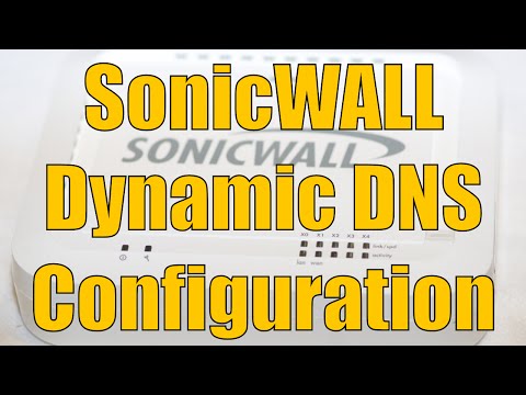 Dell SonicWALL Dynamic DNS Configuration
