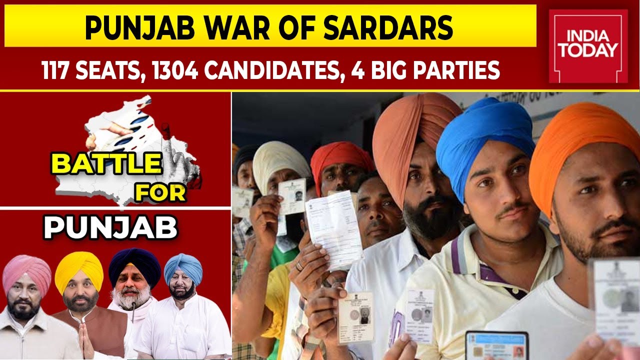 117 Seats, 1304 Candidates, 4 Big Parties, Stage Set For 2022's Most Intriguing Battle In Punjab