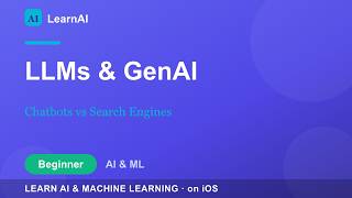 Chatbots vs Search Engines | LearnAI (Beginner) screenshot 2
