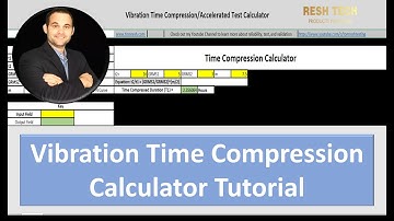 Vibration Test Time Compression Calculator Tutorial