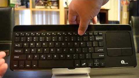 Review: 1byone Wireless Bluetooth Keyboard with Multi Touchpad