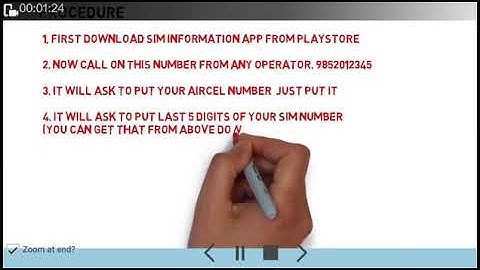 How port out from aircel without sms to 1900