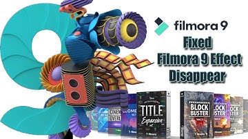 How To Fix Disappearing Effects Packs From Filmora 9