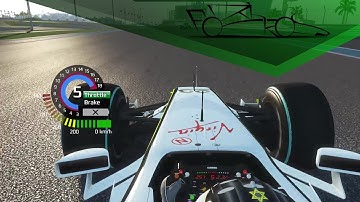 rFactor 2 - Formula 1 2009 HUD (SimHUB version) #2