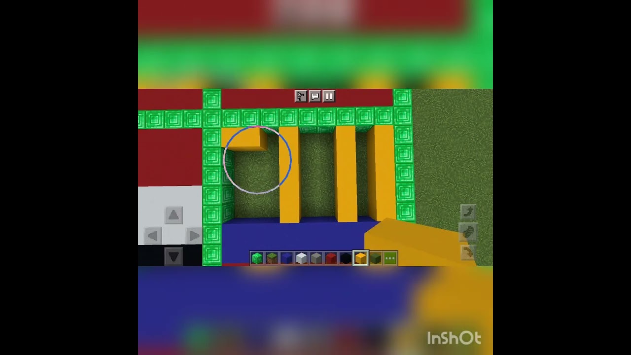making flag of Colombia in Minecraft 
