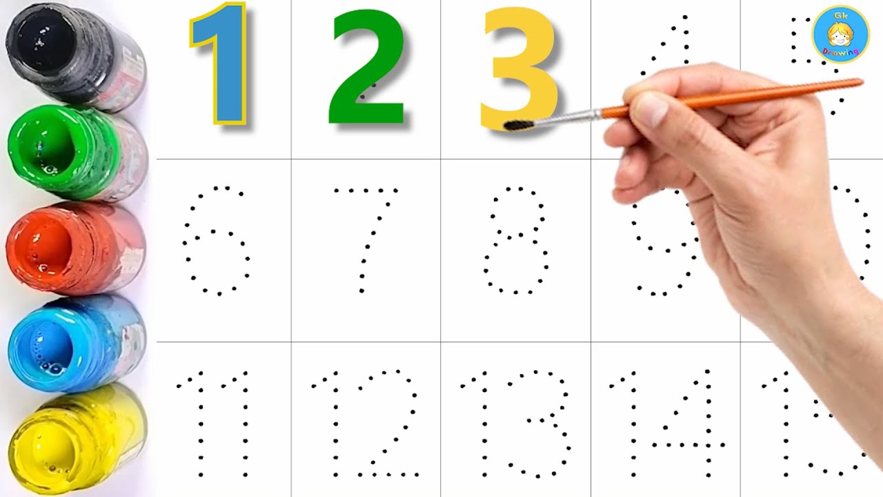 Learn how to write the number 1 | Write 1 Number | writing number 1 | # ...