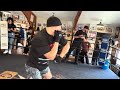 Teofimo Lopez shadow boxing 10 days to fight night vs Rollie 