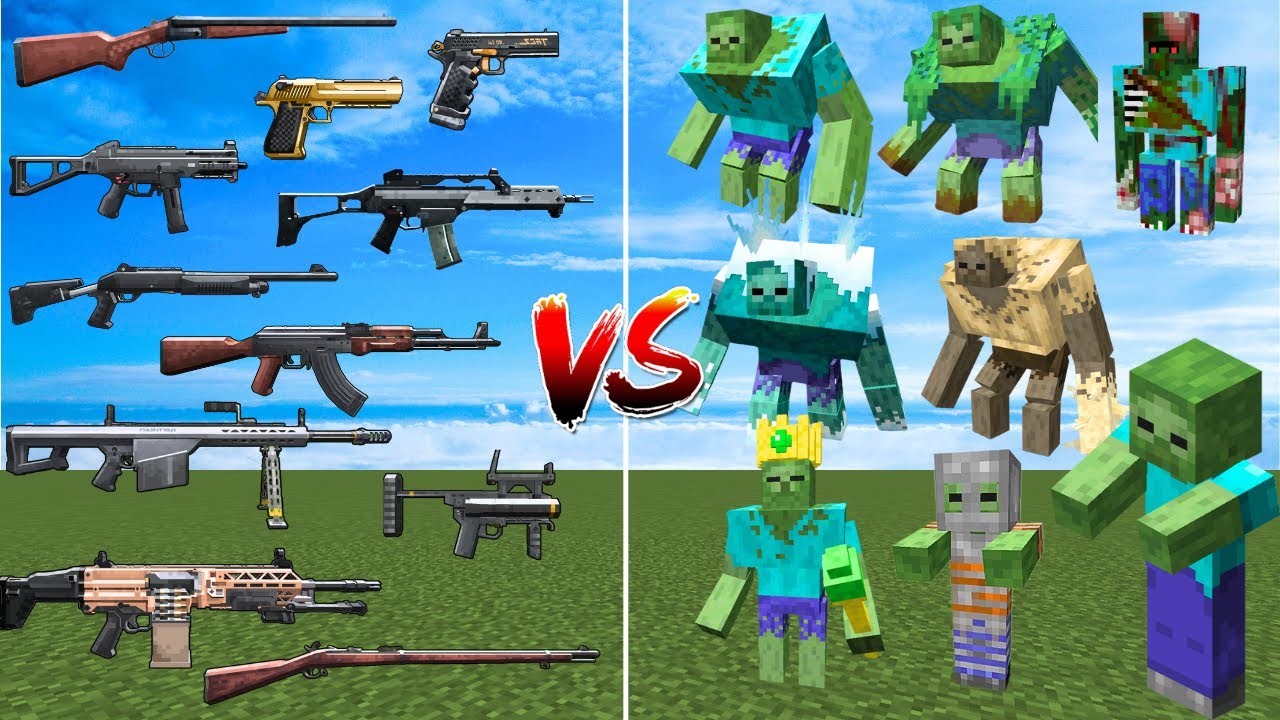 what TaCZ Gun is the strongest against Zombie Bosses?