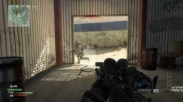 MW3 lucky no scope