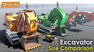 Excavator Size Comparison screenshot 5