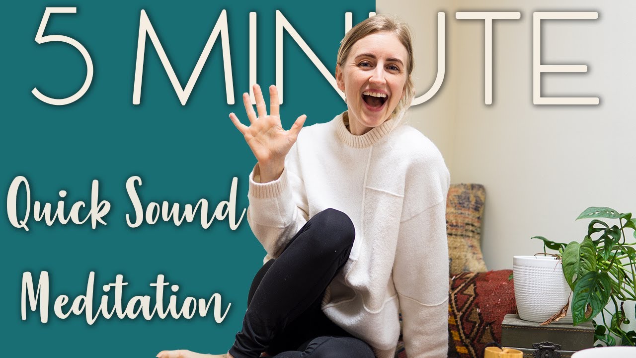 QUICK 5 MINUTE MEDITATION - Sound Bath for Relaxation - Not Guided ...