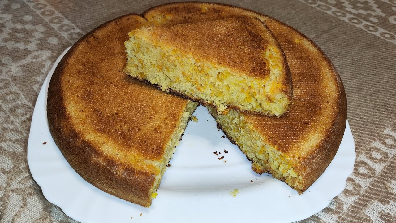 Тыквенный бисквит с апельсином