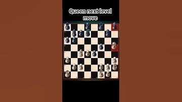 Queen next level move|chess video| Queen in 2 move|best short video chess|#chess #shorts