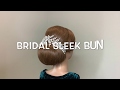 How to get the perfect bridal sleek bun | Tips & Tricks