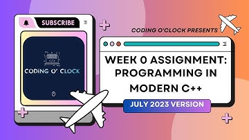 NPTEL Week 0 Assignment Programming In Modern C++ July 2023