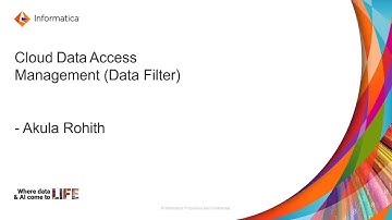 How to Apply Data Filters in Cloud Data Access Management