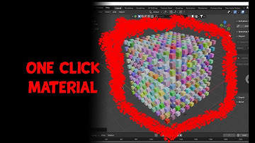 Assign different material to each object in one click blender Addon