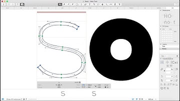 Font design - Glyphs App - Drawing uppercase S with multiple masters for Kinship Sans