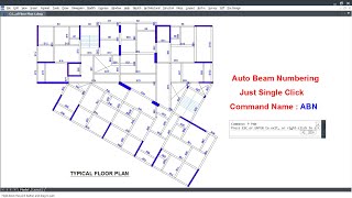 Beam Numbering In Single Click
