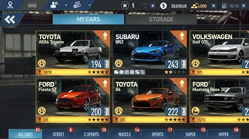 NFS No Limits Buy BluePrint and Part with Gold