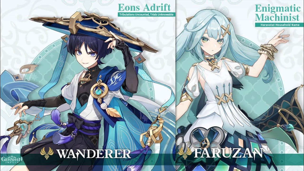 Scaramouche/Wanderer and Faruzan! New Anemo characters! | Genshin Impact 