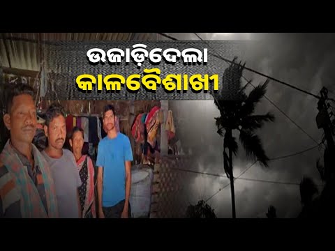 ଗାଁର ଅନେକ ପରିବାରର ଘର, ଫସଲ ନଷ୍ଟ କରି ଦେଇଛି କାଳବୈଶାଖି। ଏବେ ଏମାନେ ରହିବେ କୋଉଠି ଖାଇବେ କଣ ?