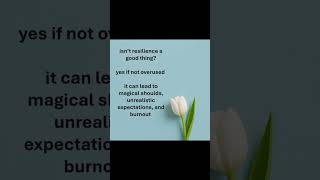 Resilience is overused and leads to burnout #dbt #changeyourmindsetchangeyourlife