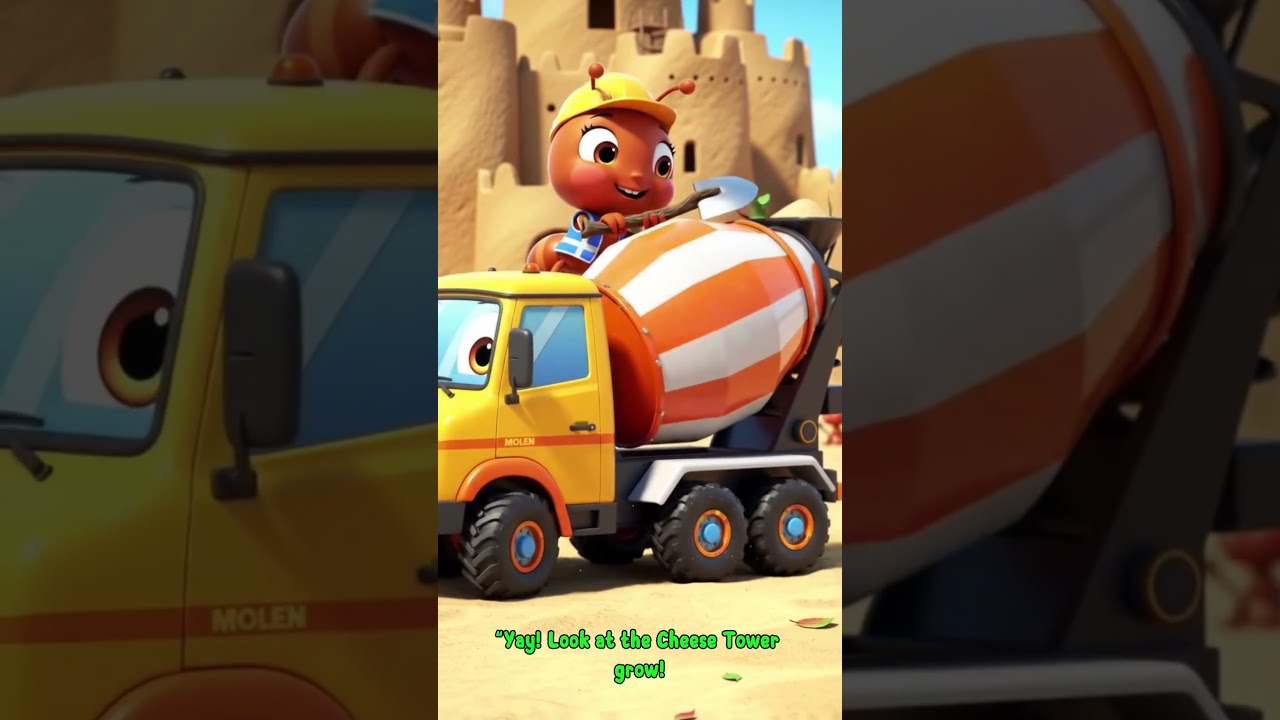 "Cement Truck Falls into Ant World?! | Magical Mini Adventure!" 