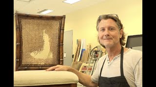 Replacing and Staining Chair Back Caning