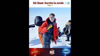 Mr Beast Survive in Arctic 🐻❄️🥶 #mrbeast #survival #reaction #mrbeastshorts #shorts